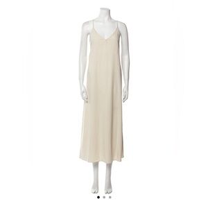 Jenni Kayne Raw Silk Ivory Riviera Dress Limited Edition size small